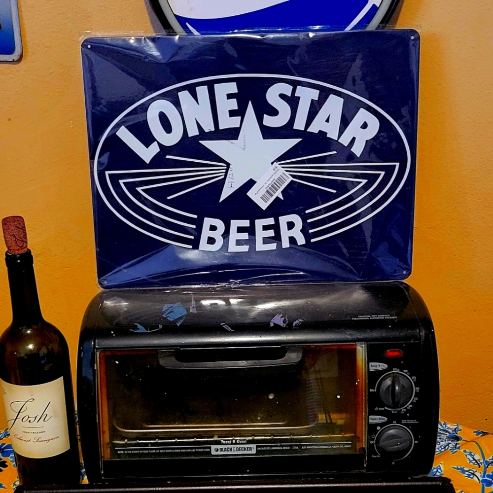 Vintage Classic - Lone Star Beer ⭐️Texas Retro Decor Man Cave Metal Tin Sign
